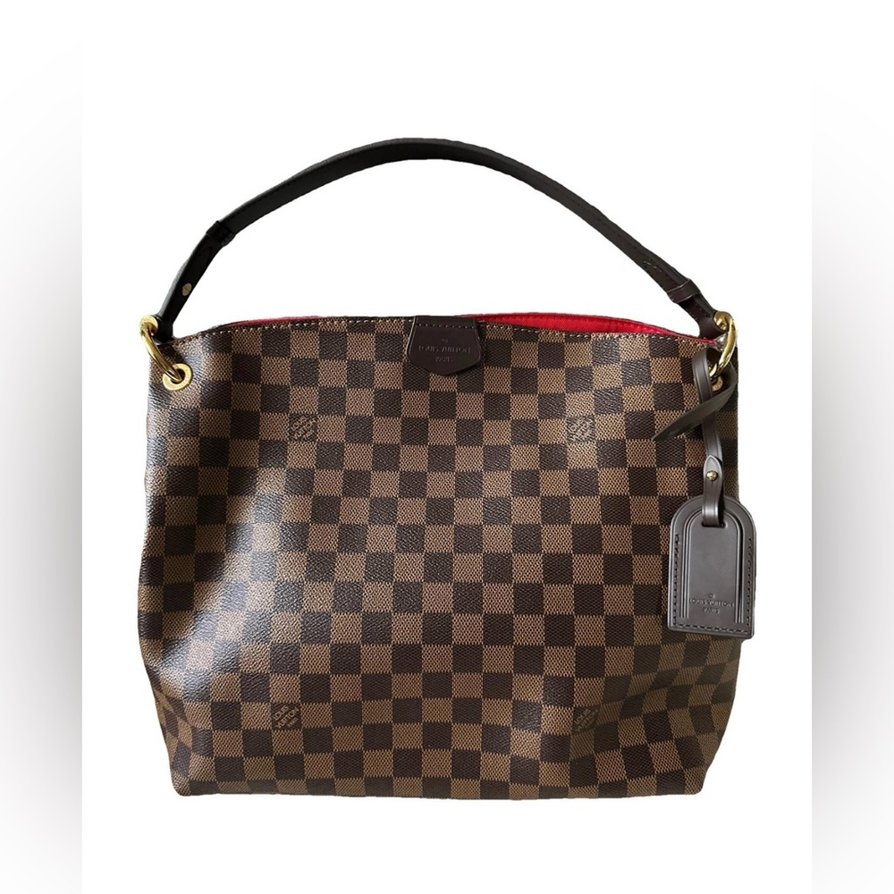 Louis Vuitton graceful (PM) Damier Ebene Canvas Bag